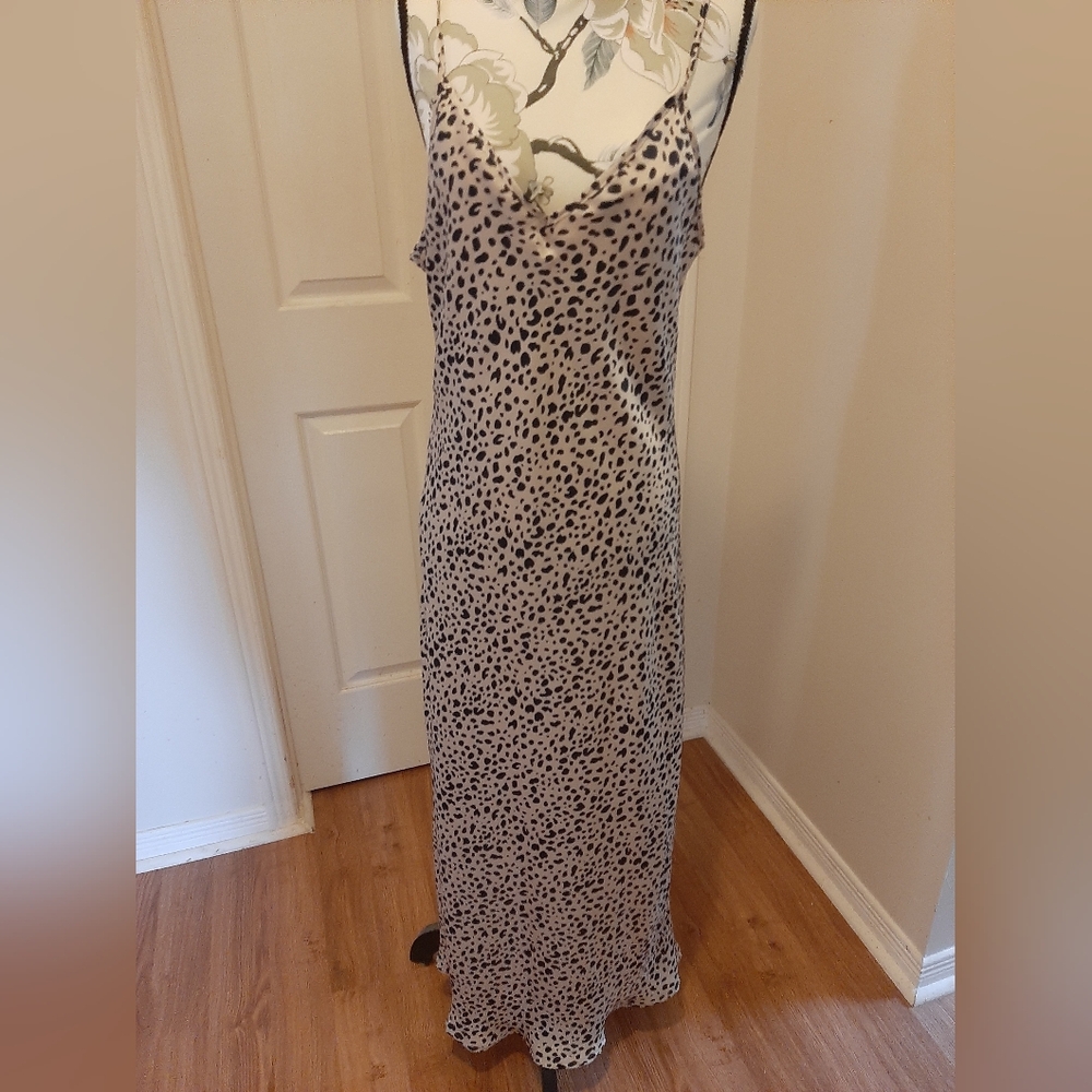 YaYa & Co.- Leopard Print Sleeveless Maxi Dress for a Night Out